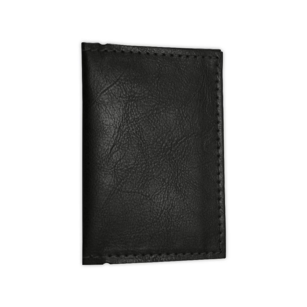 Porta cartão de couro sintetico PA2215 na cor Preto, brinde personalizado Sky Brindes