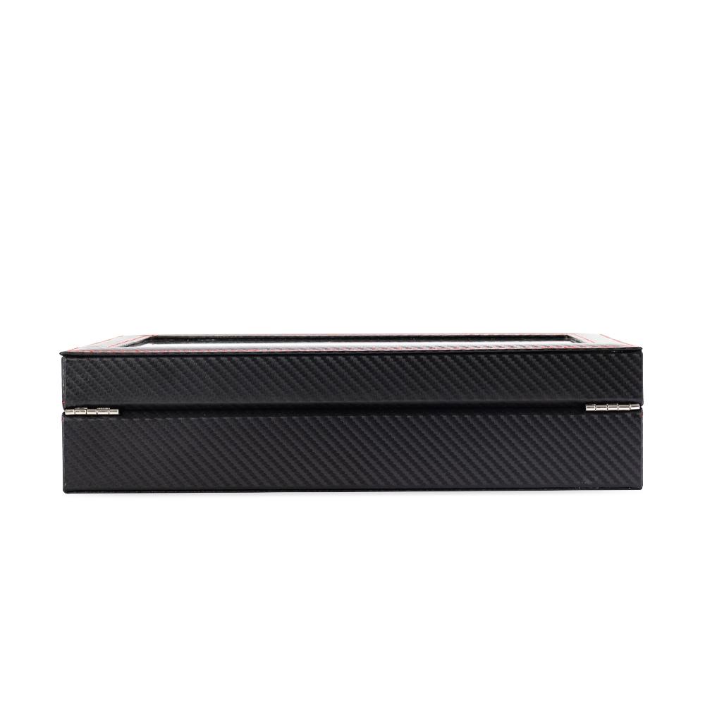 Porta-relógios com 12 divisórias PA2233 na cor Preto, brinde personalizado Sky Brindes