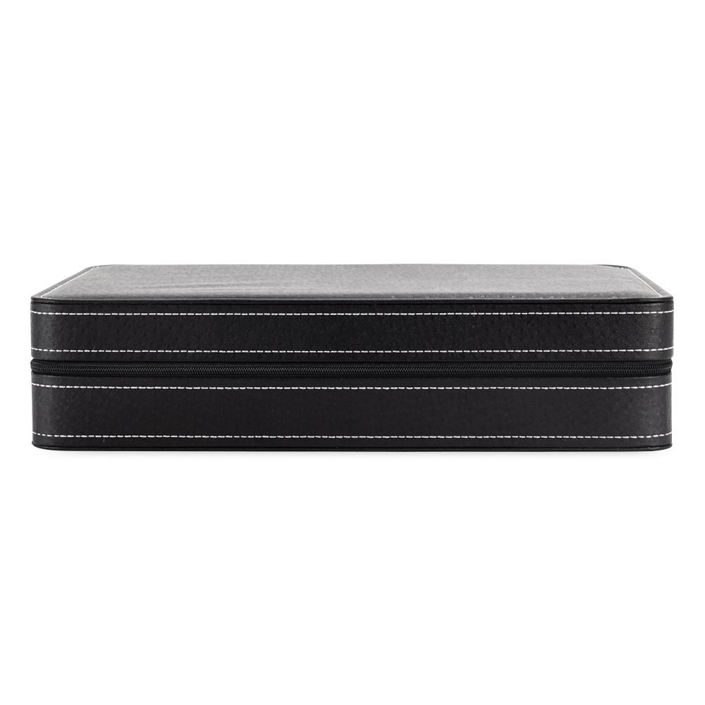 Porta-relógios com 12 divisórias PA2234 na cor Preto, brinde personalizado Sky Brindes