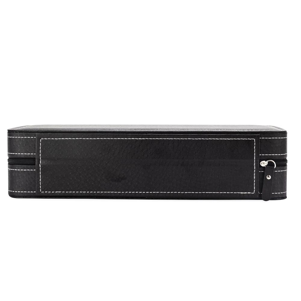 Porta-relógios com 6 divisórias PA2235 na cor Preto, brinde personalizado Sky Brindes