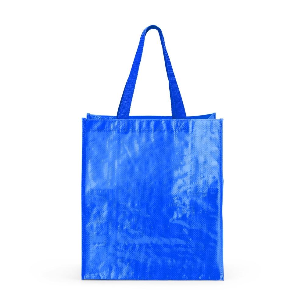 Sacola plástica PA2237 na cor Azul, brinde personalizado Sky Brindes