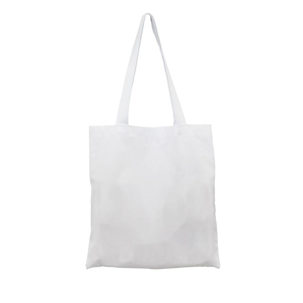 Sacola de algodão PA2241 na cor Branco, brinde personalizado Sky Brindes