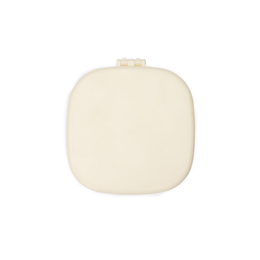 Porta-joias com espelho PA2249 na cor Creme, brinde personalizado Sky Brindes