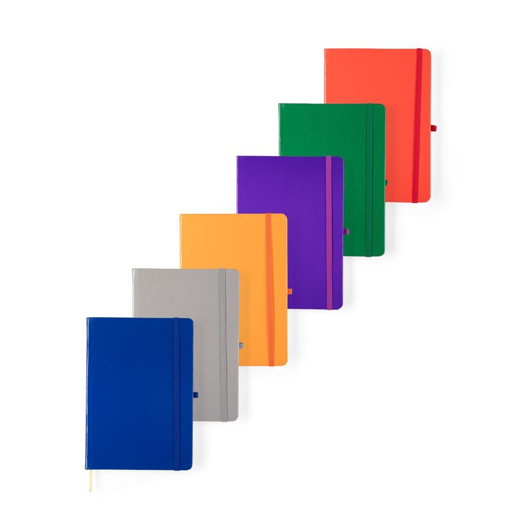 Caderneta laminada sem pauta PA2271 na cor Roxo, brinde personalizado Sky Brindes