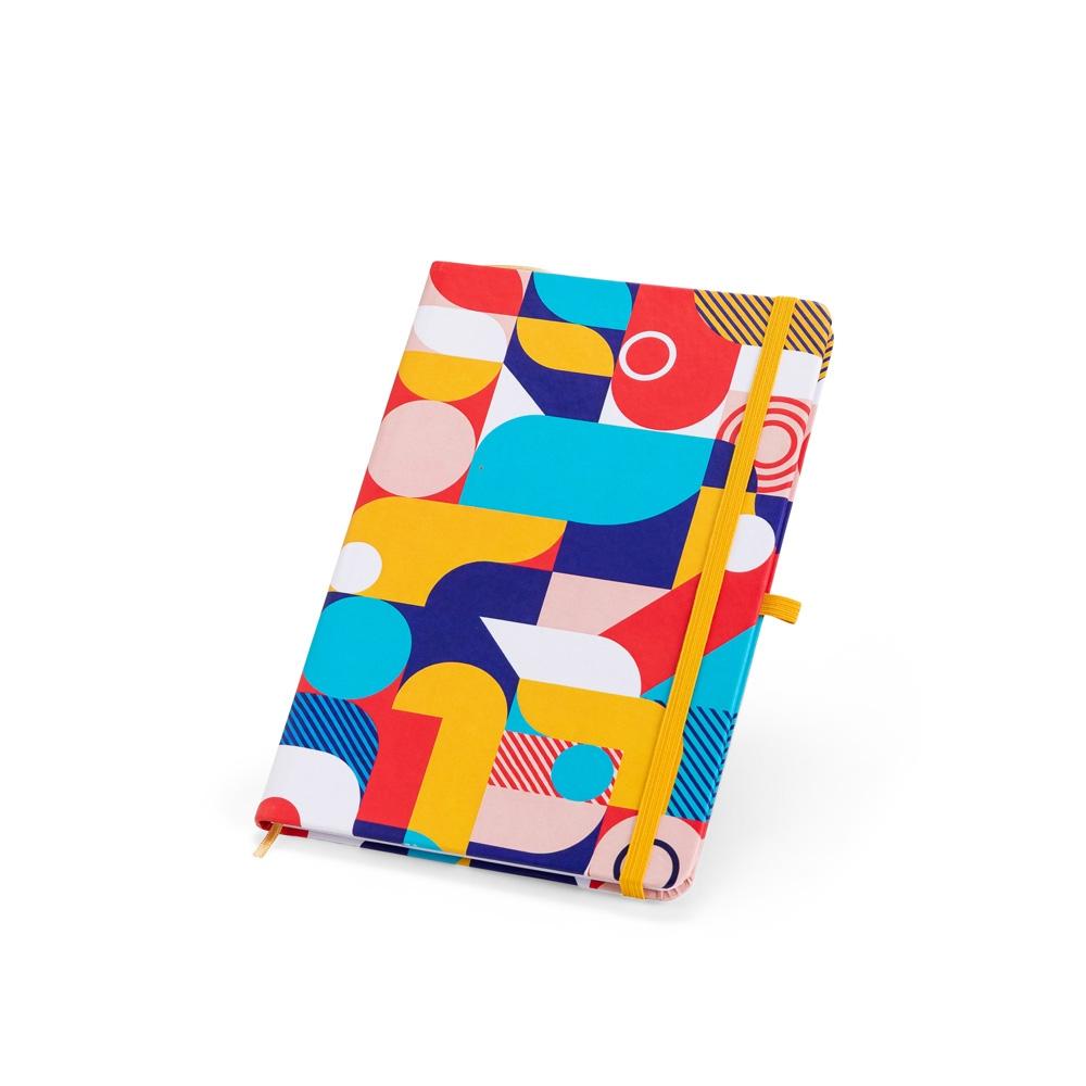 Caderneta estampada PA2274 na cor Colorido e colorido, brinde personalizado Sky Brindes