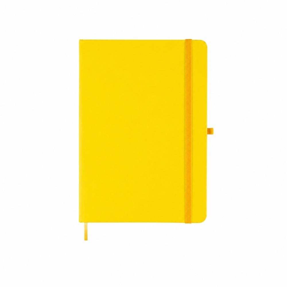 Caderneta fosca sem pauta PA2277 na cor Amarelo, brinde personalizado Sky Brindes