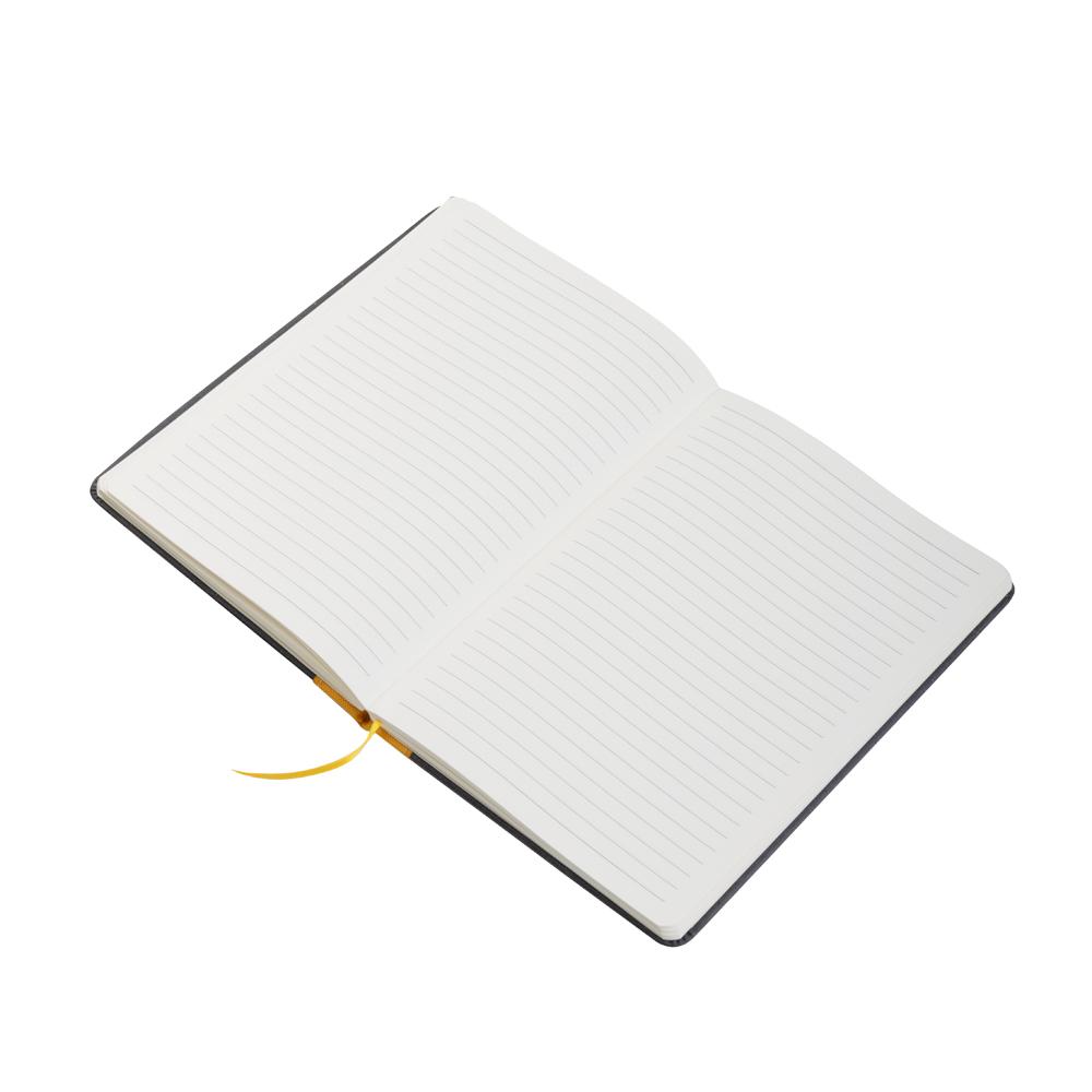 Caderno a5 em couro reciclado PA2284 na cor Azul, brinde personalizado Sky Brindes