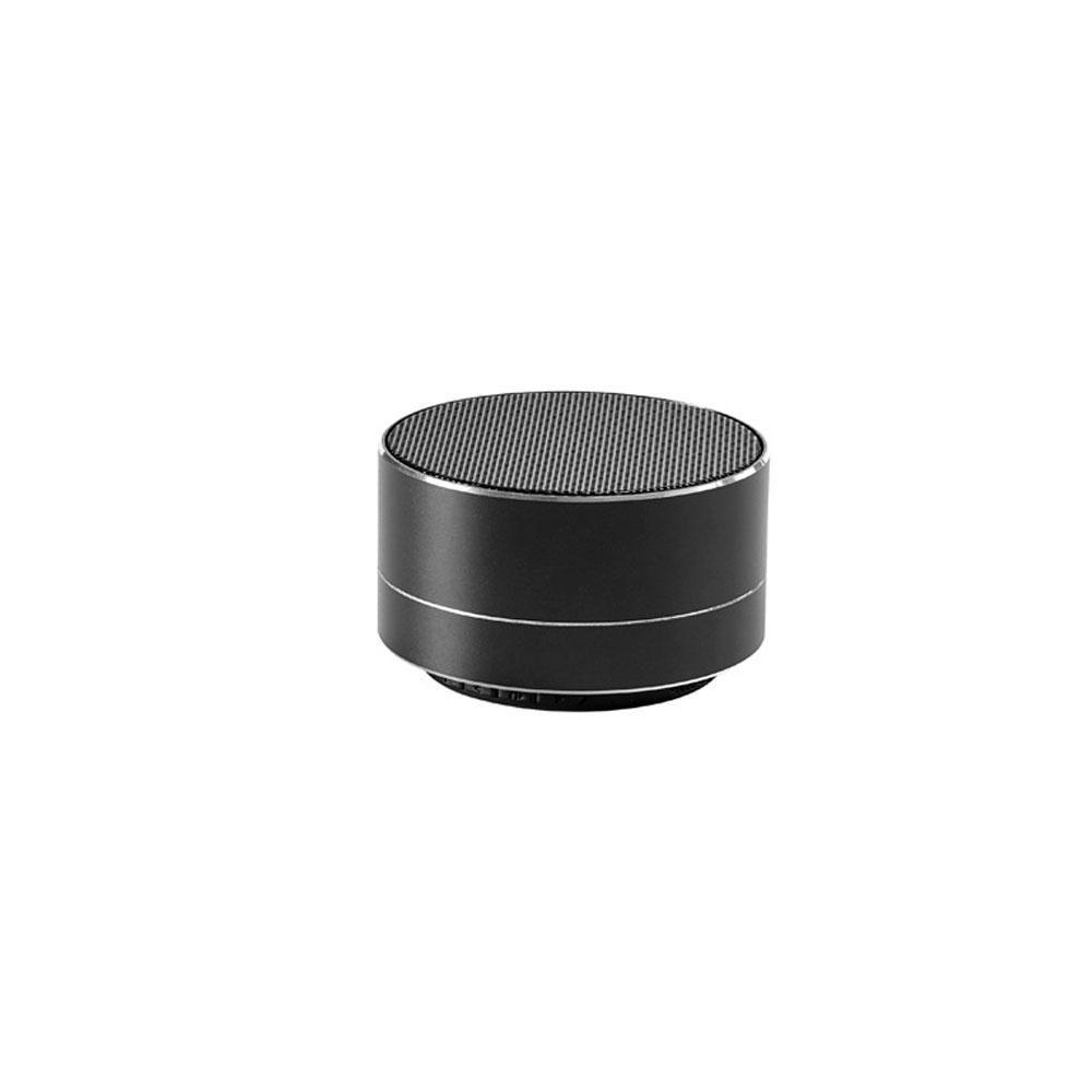 Caixa de som c microfone TE0145 na cor Preto, brinde personalizado Sky Brindes