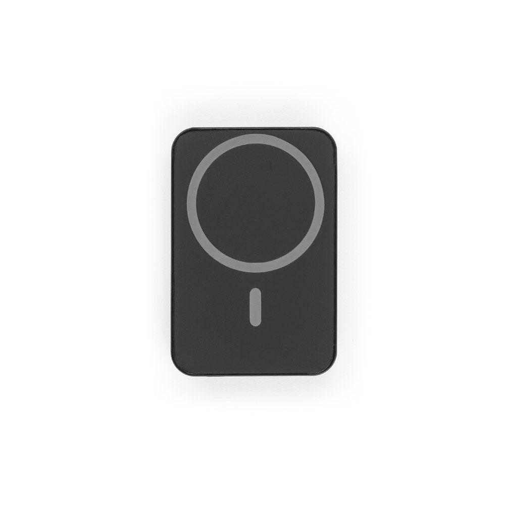 Bateria Portátil 10.000 mAh TE0193 na cor Preto, brinde personalizado Sky Brindes