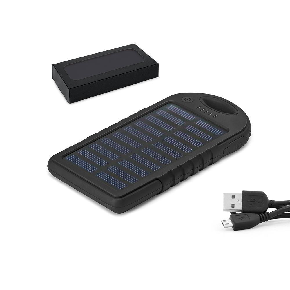 Bateria solar 2.000mAh TE0351 na cor Único, brinde personalizado Sky Brindes