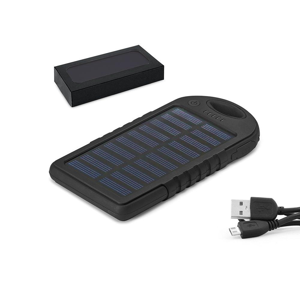 Bateria solar 2.000mAh TE0351 na cor Único, brinde personalizado Sky Brindes