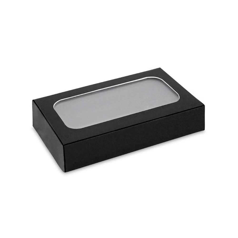 Bateria portátil 4.000mAh TE1004 na cor Preto, brinde personalizado Sky Brindes