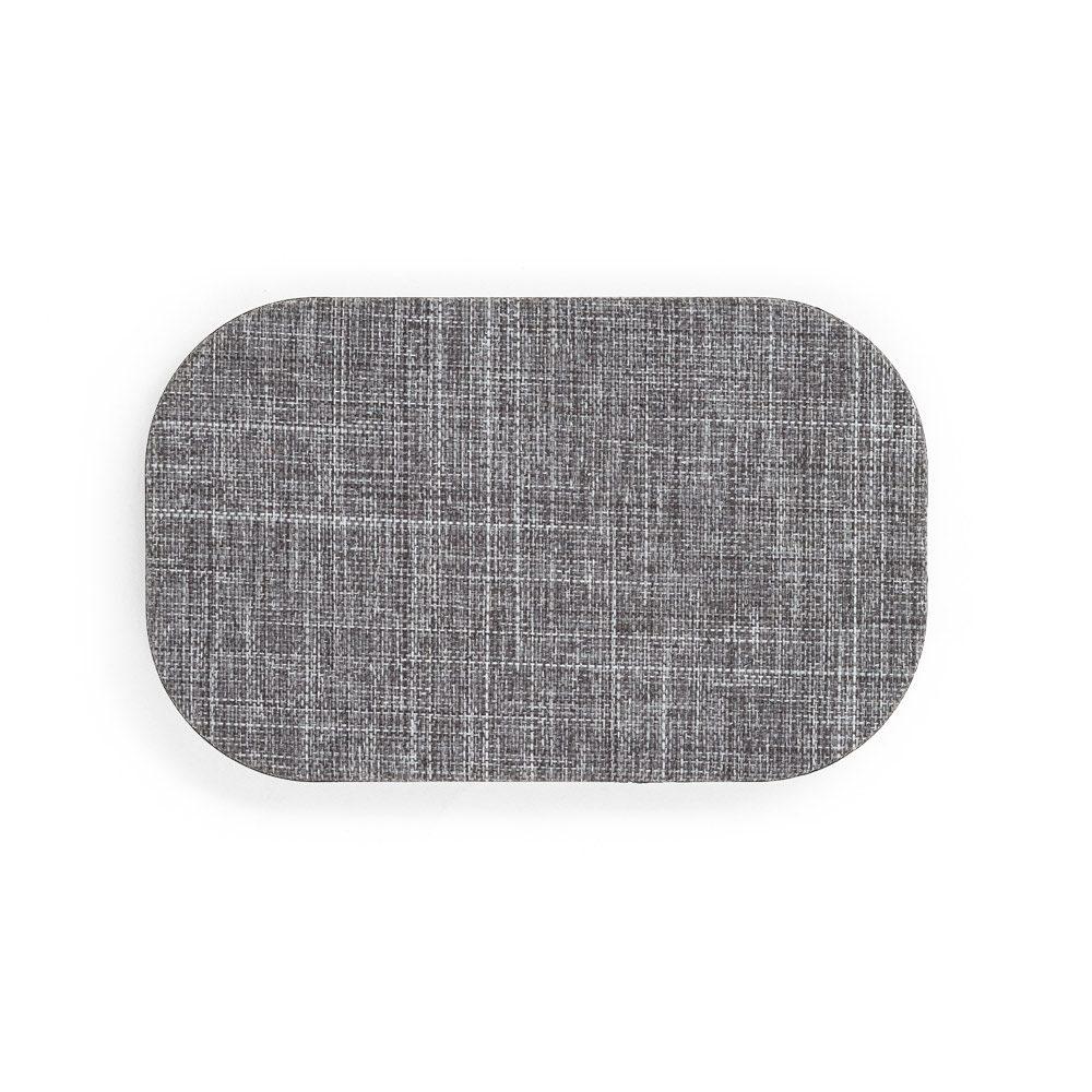 Bateria 100% rPET 10W TE1186 na cor Cinza, brinde personalizado Sky Brindes