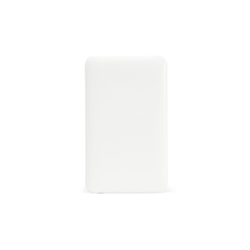 Power Bank 5.000mah TE1240 na cor Branco, brinde personalizado Sky Brindes