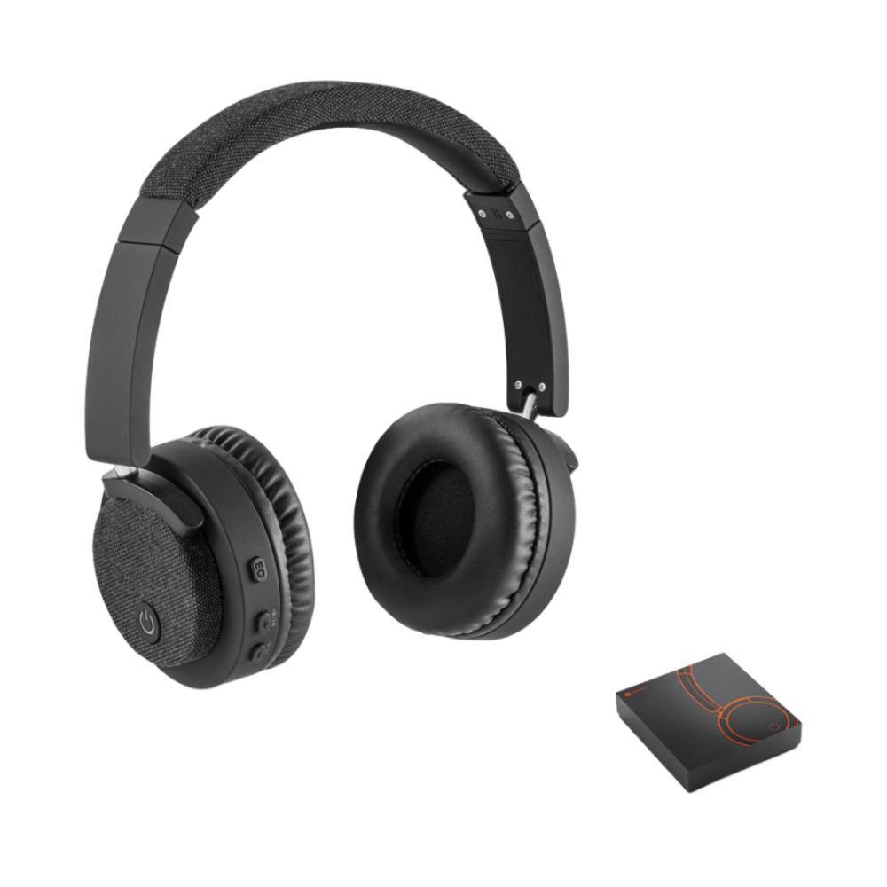 Fone de Ouvido Bluetooth TE1291 na cor Cinza escuro, brinde personalizado Sky Brindes