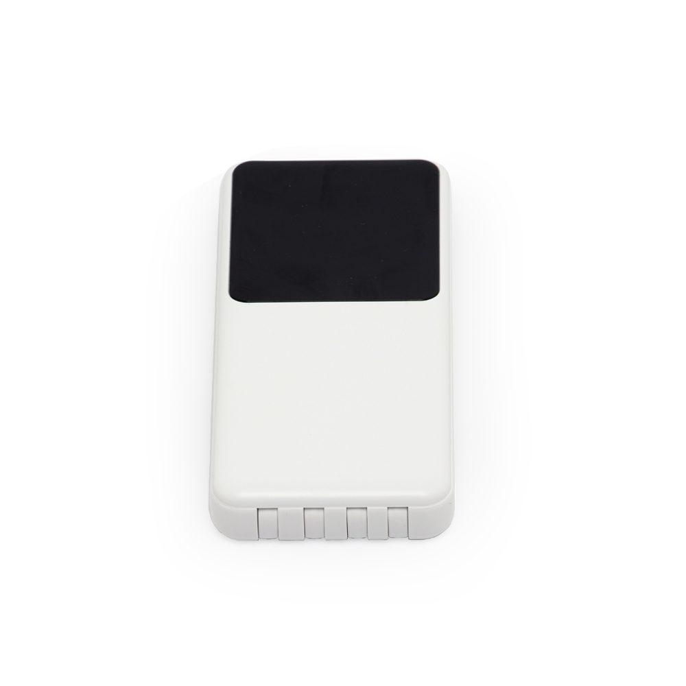 Power Bank 10.000mah TE1293 na cor Branco, brinde personalizado Sky Brindes