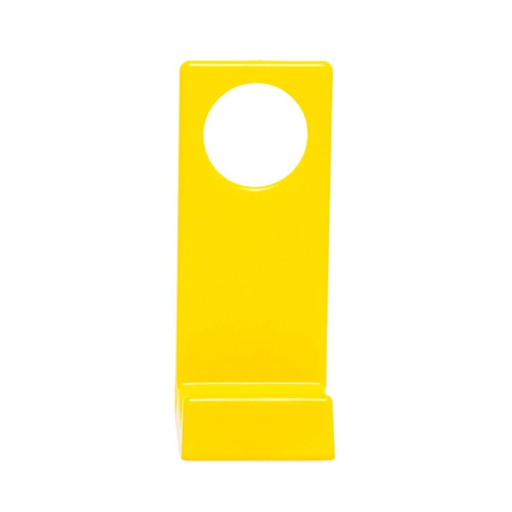 Suporte para celular TE1295 na cor Amarelo, brinde personalizado Sky Brindes