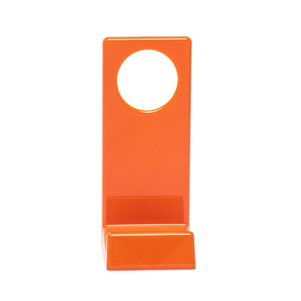 Suporte para celular TE1295 na cor Laranja, brinde personalizado Sky Brindes