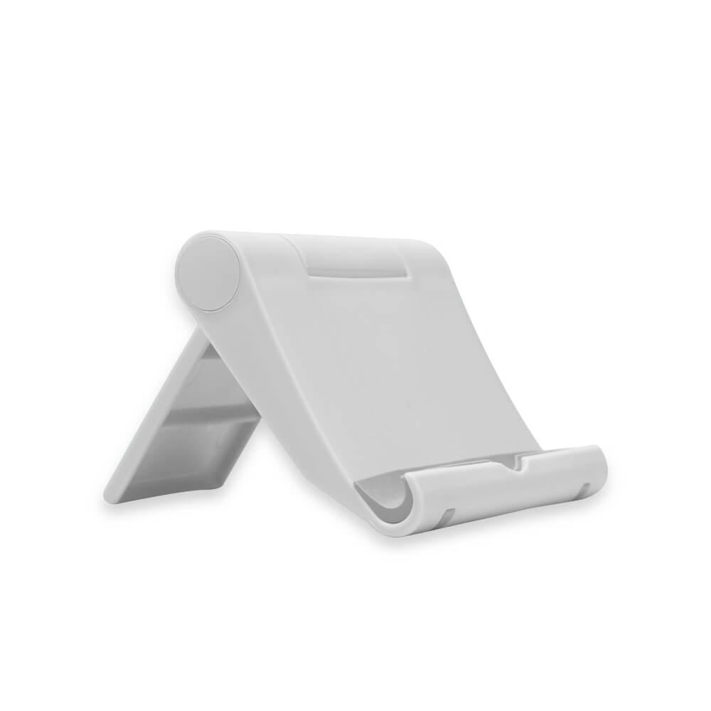 Suporte Plástico para Celular TE1302 na cor Branco, brinde personalizado Sky Brindes