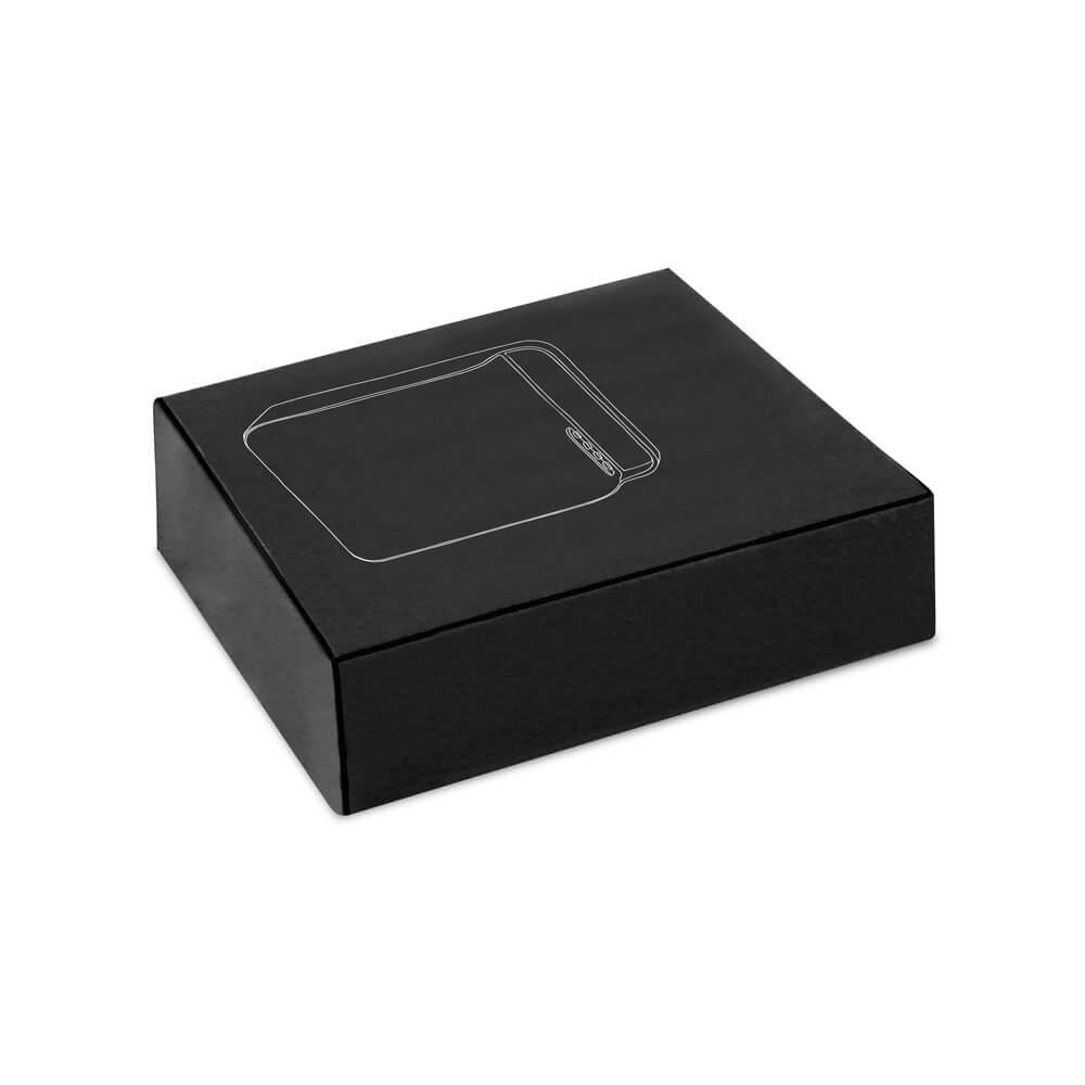 Caixa de som com microfone TE1311 na cor Cinza, brinde personalizado Sky Brindes