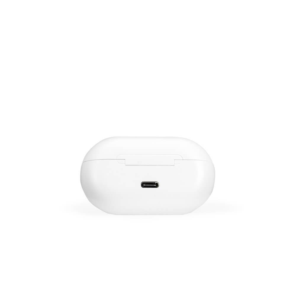 Fones de Ouvido Bluetooth TE1316 na cor Branco, brinde personalizado Sky Brindes