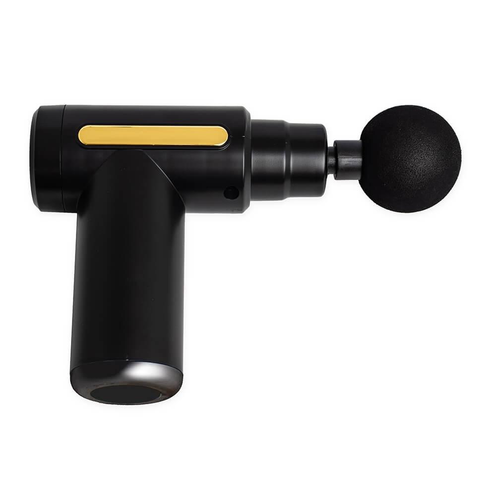 Massageador Portátil TE1317 na cor Dourado, brinde personalizado Sky Brindes
