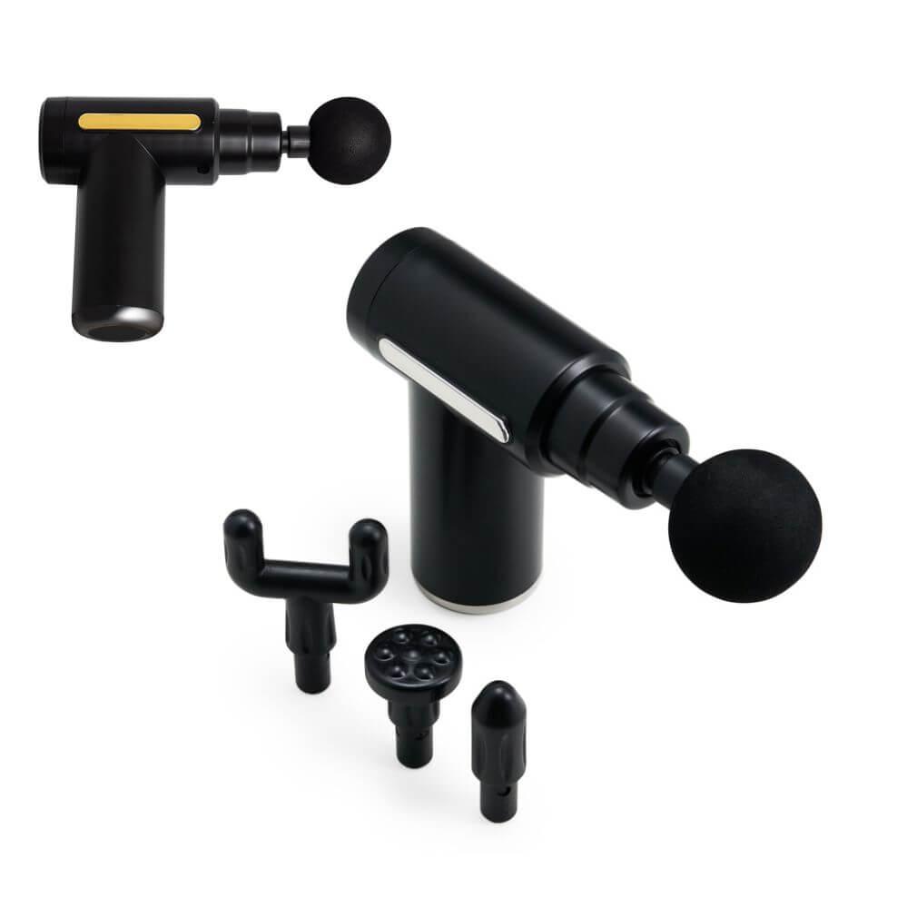Massageador Portátil TE1317 na cor Dourado, brinde personalizado Sky Brindes