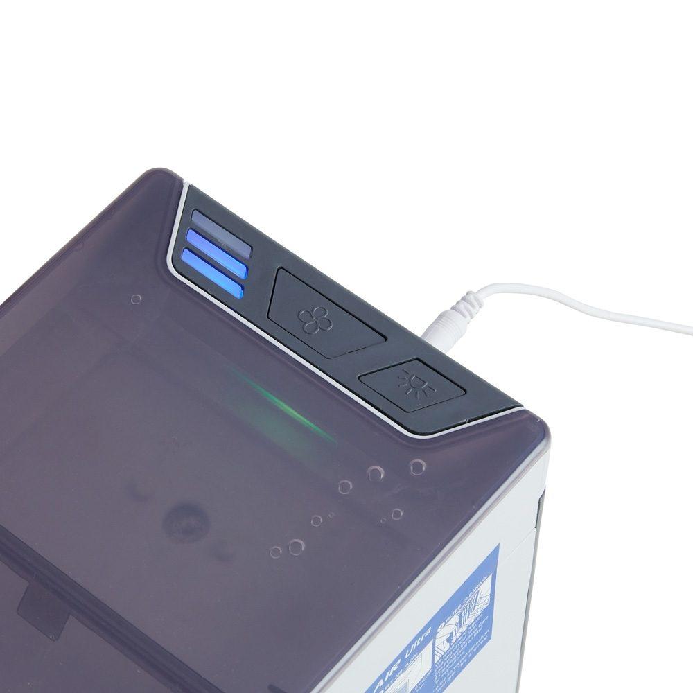 Mini Climatizador Portátil TE1320 na cor Branco, brinde personalizado Sky Brindes