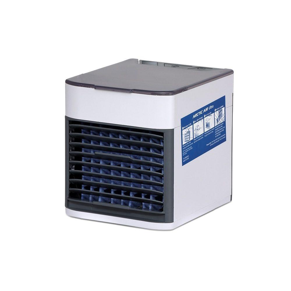 Mini Climatizador Portátil TE1320 na cor Branco, brinde personalizado Sky Brindes