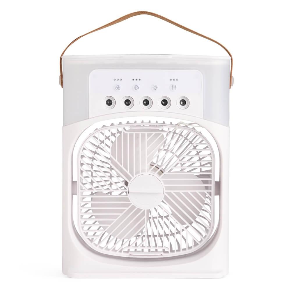Climatizador de Mesa USB TE1322 na cor Branco, brinde personalizado Sky Brindes