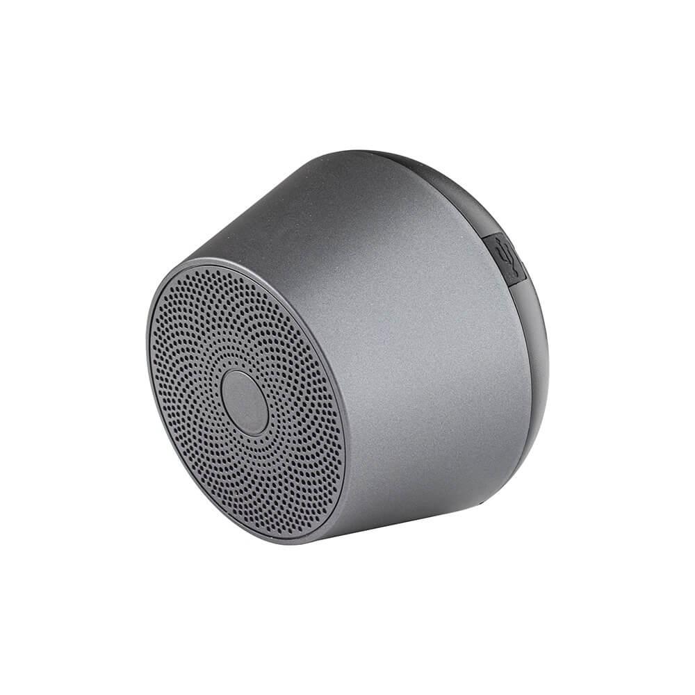 Caixinha de Som Bluetooth TE1324 na cor Grafite, brinde personalizado Sky Brindes