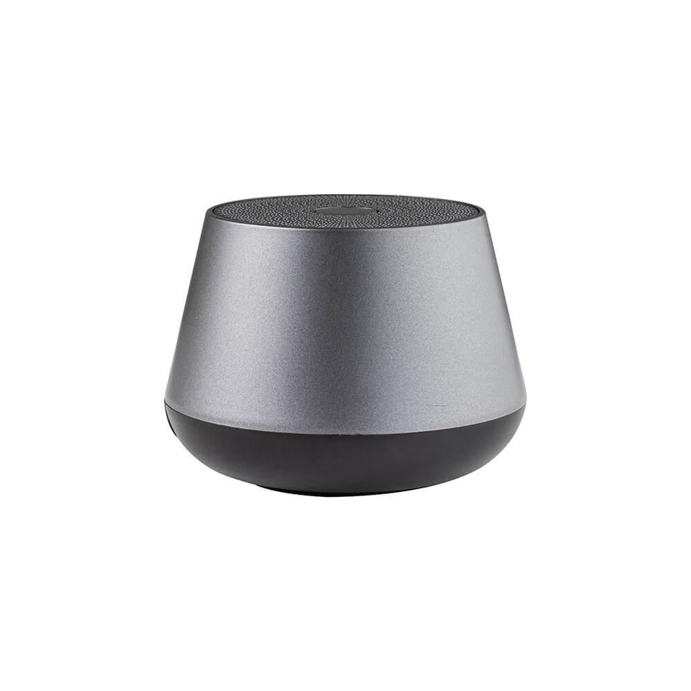 Caixinha de Som Bluetooth TE1324 na cor Grafite, brinde personalizado Sky Brindes