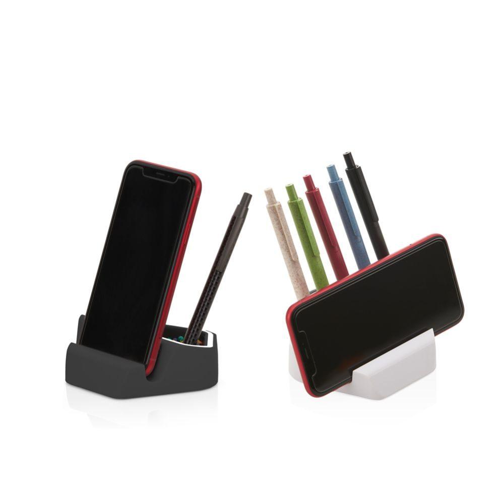 Suporte para Celular TE1331 na cor Branco, brinde personalizado Sky Brindes