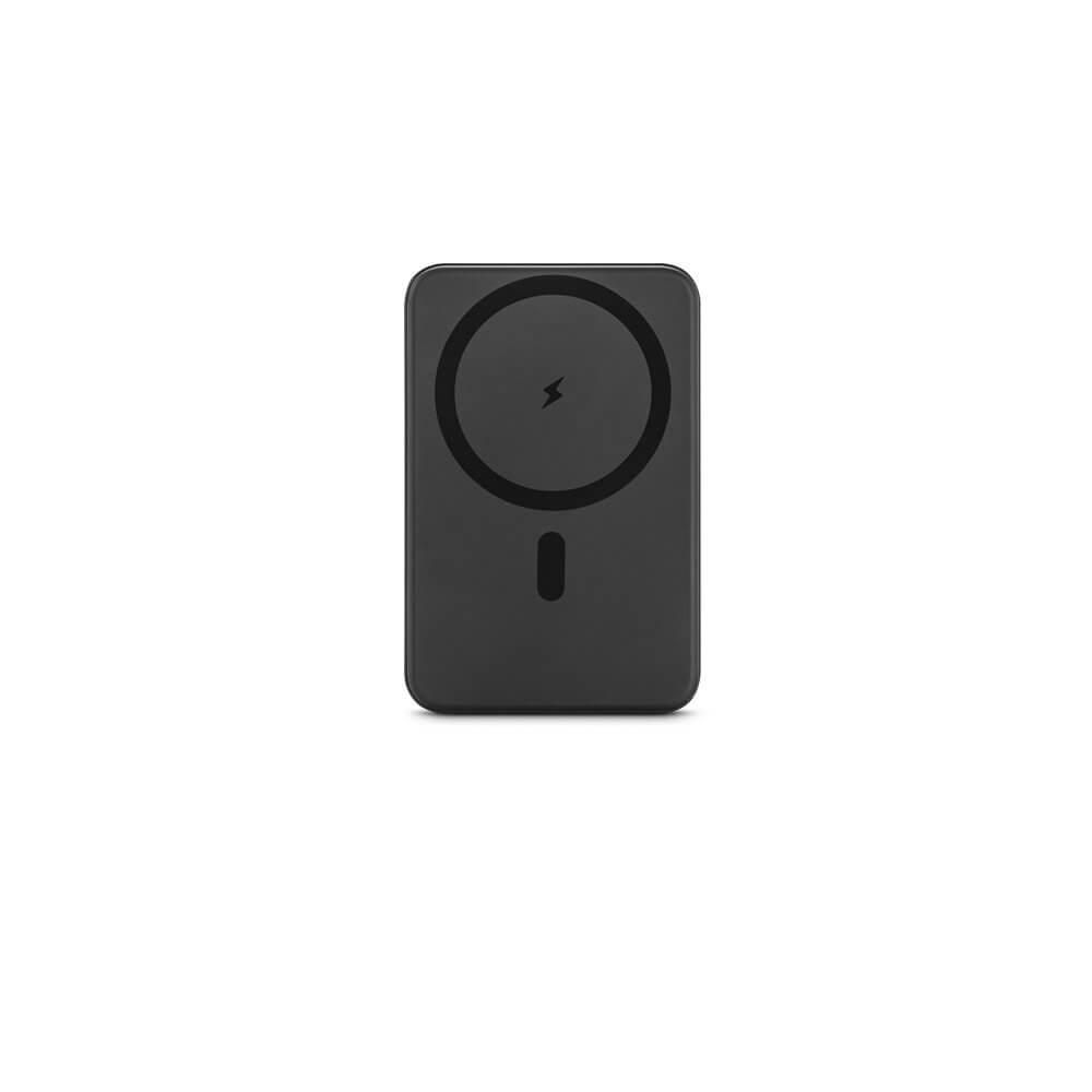 Bateria Portátil 10.000 mAh TE1334 na cor Preto, brinde personalizado Sky Brindes