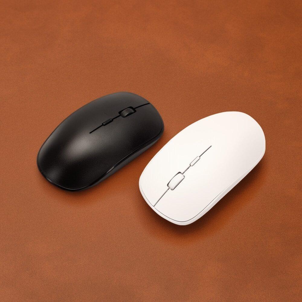 Mouse Sem Fio TE1336 na cor Preto, brinde personalizado Sky Brindes