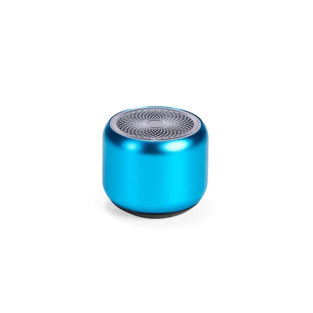 Caixa de Som Bluetooth TWS TE1339 na cor Azul, brinde personalizado Sky Brindes