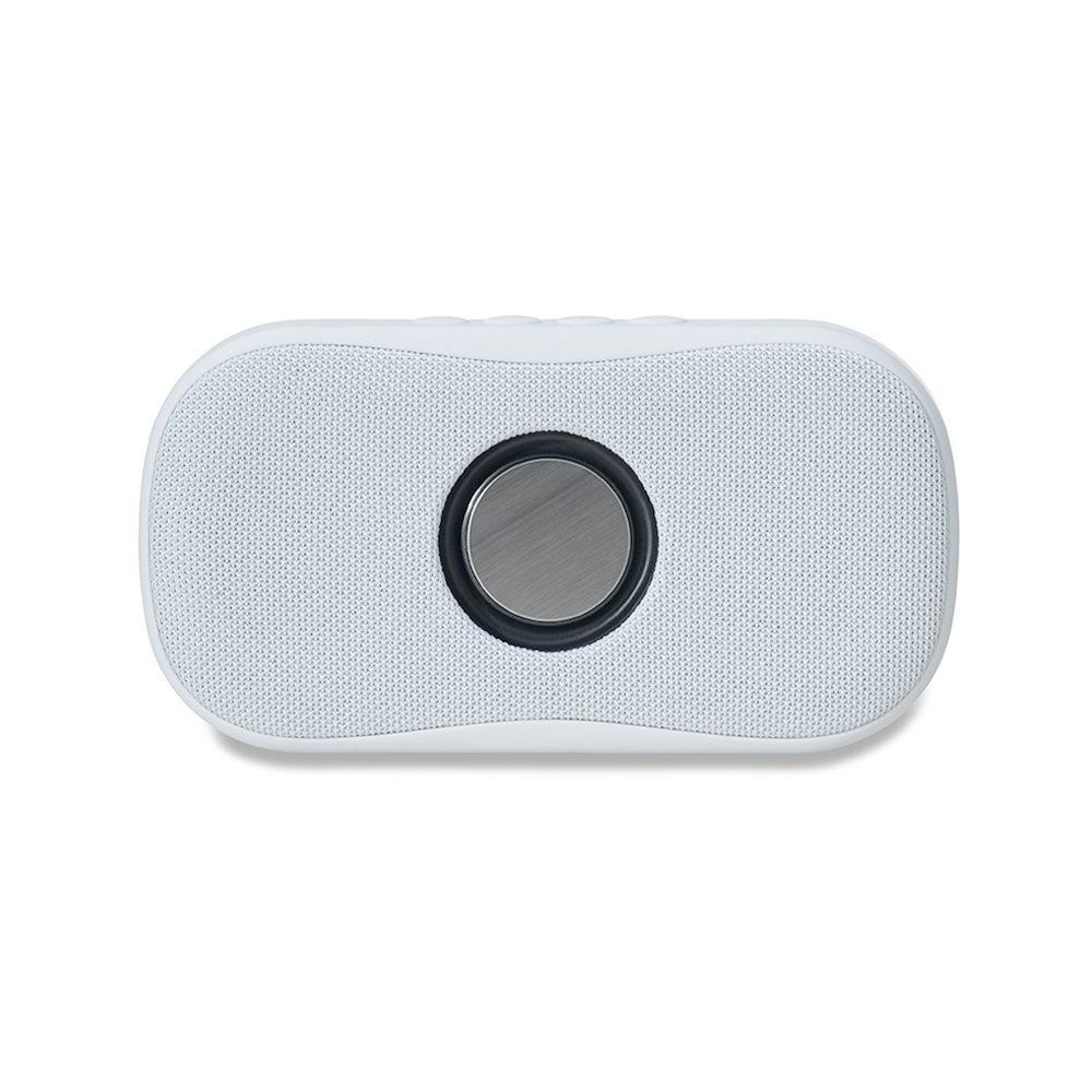 Caixa de som multimídia TE1356 na cor Branco, brinde personalizado Sky Brindes