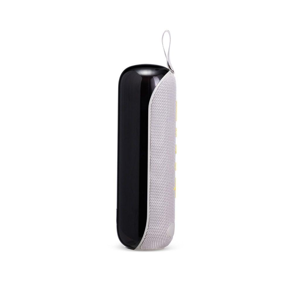 Caixa de som bluetooth TE1366 na cor Cinza, brinde personalizado Sky Brindes