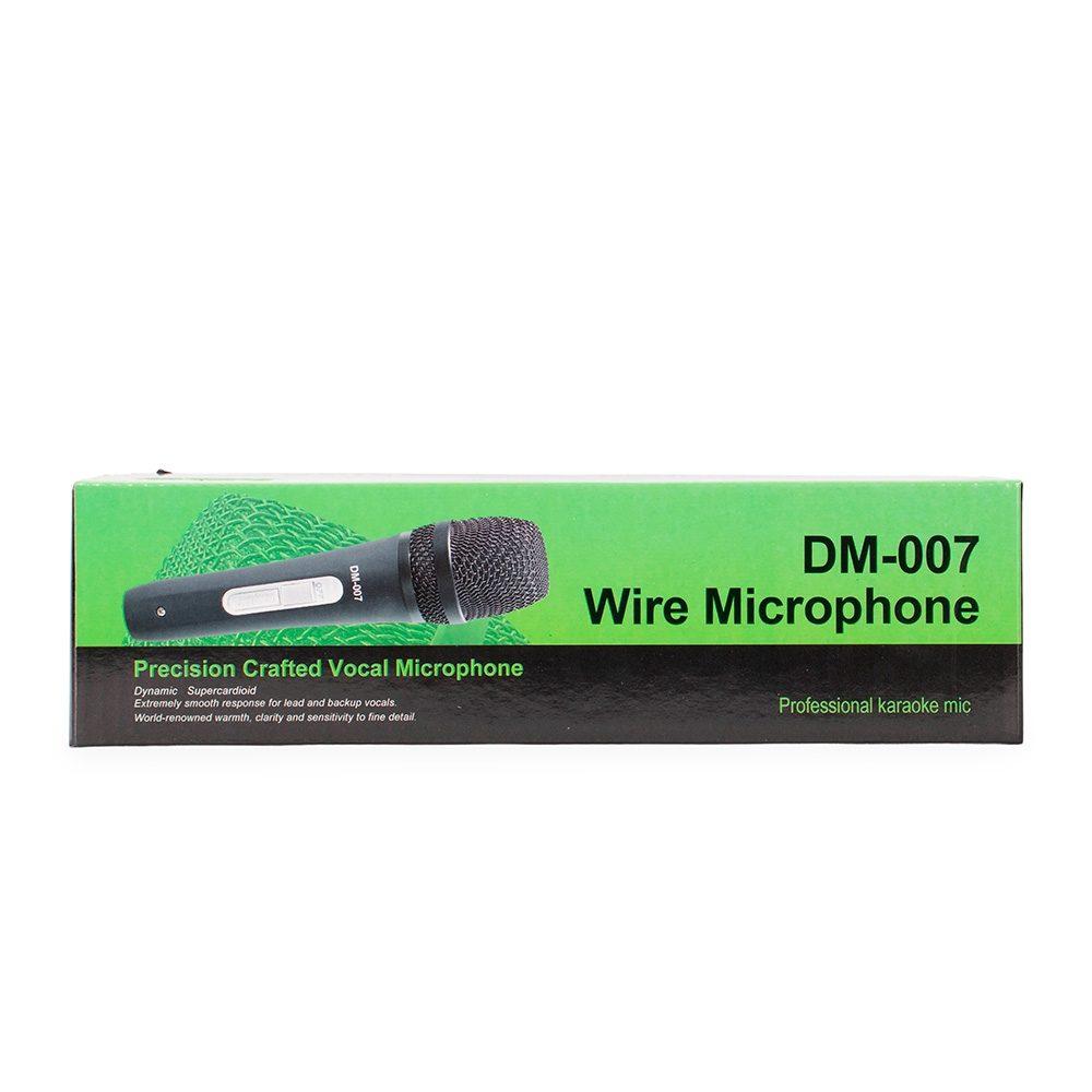 Microfone dinâmico TE1373 na cor Preto, brinde personalizado Sky Brindes