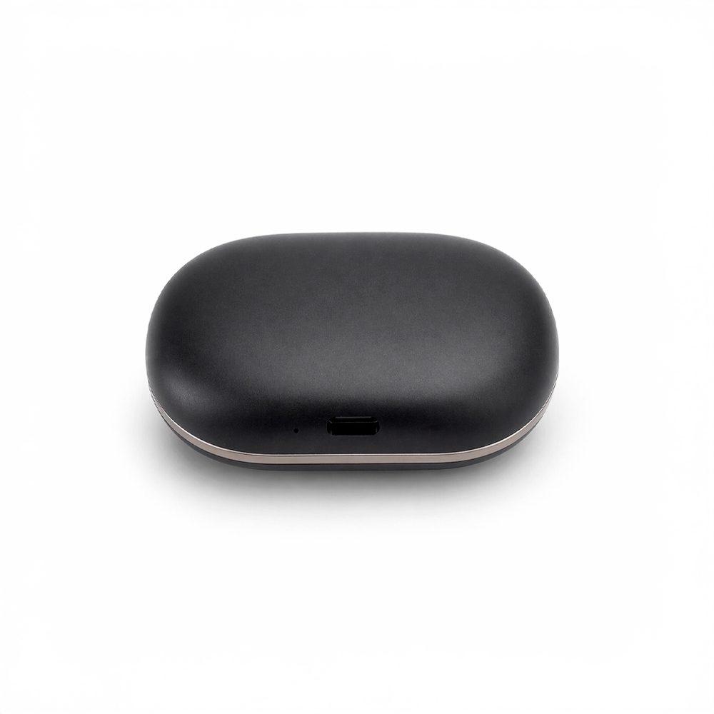 Fone de ouvido bluetooth TE1382 na cor Bege, brinde personalizado Sky Brindes