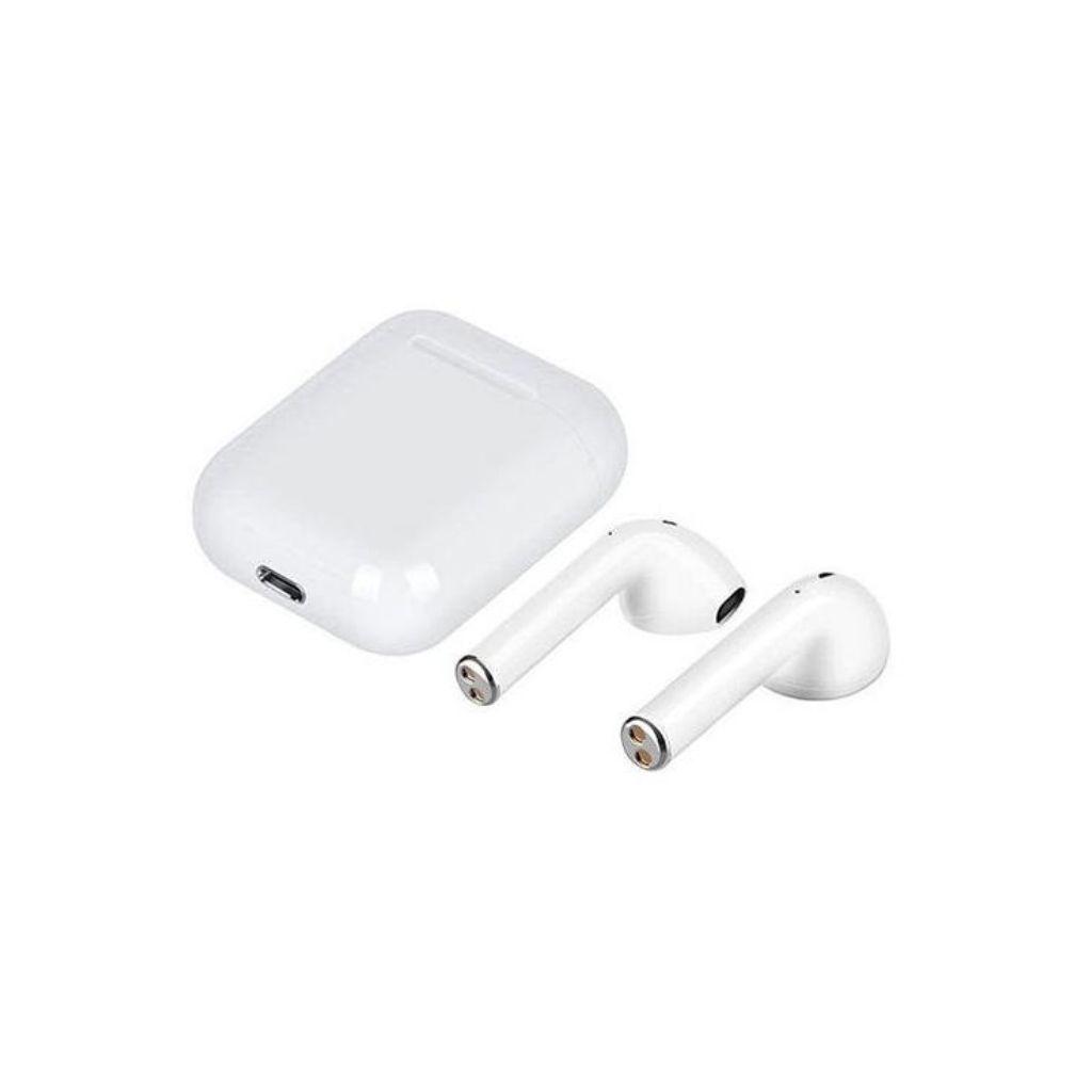Fone de Ouvido Bluetooth I12 TE1418 na cor Branco, brinde personalizado Sky Brindes