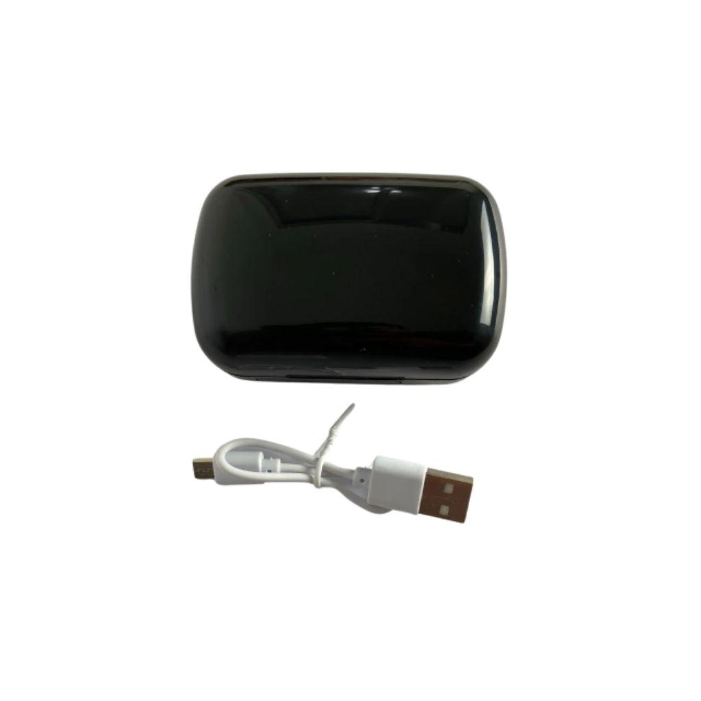 Fone de Ouvido Bluetooth TE1419 na cor Preto, brinde personalizado Sky Brindes