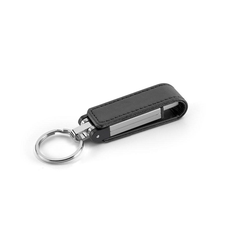 Pen Drive TP1085 na cor Preto, brinde personalizado Sky Brindes