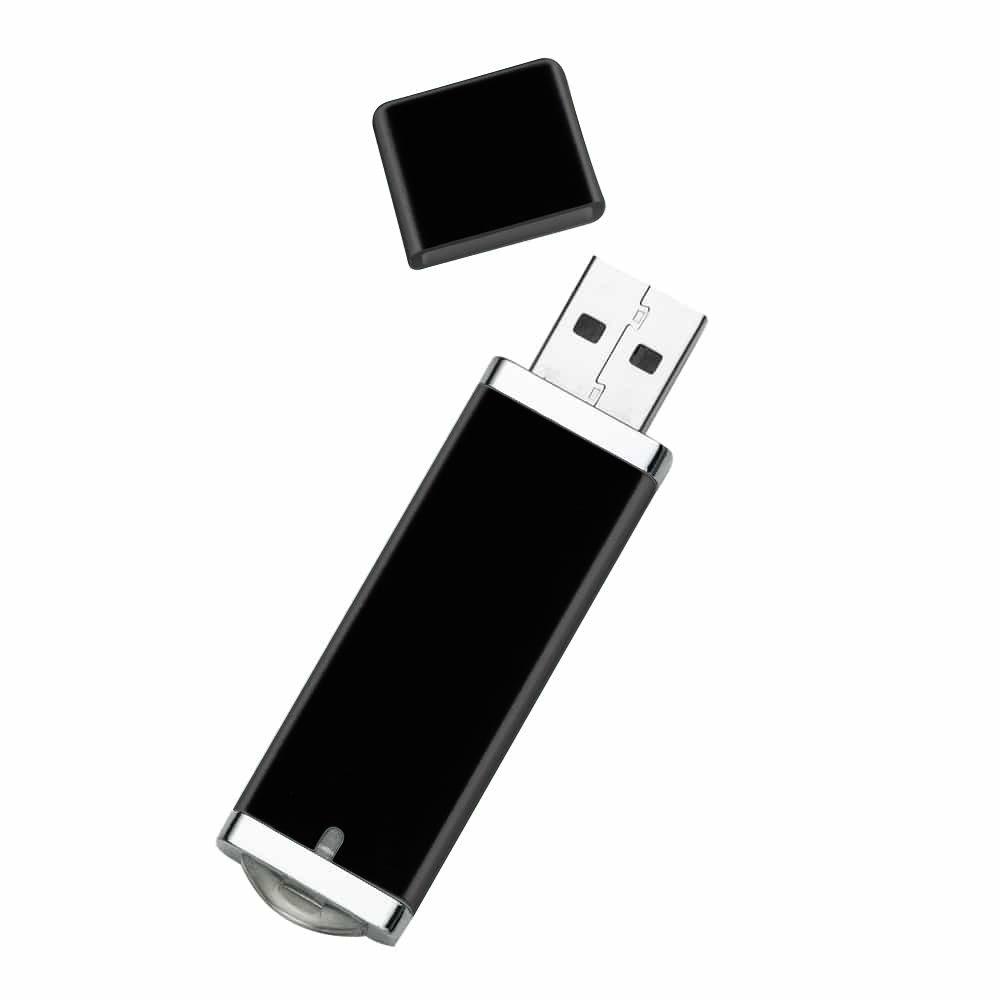 Pen Drive TP1247 na cor Preto, brinde personalizado Sky Brindes