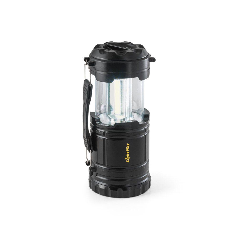 Lanterna 2 em 1 UF1209 na cor Preto, brinde personalizado Sky Brindes