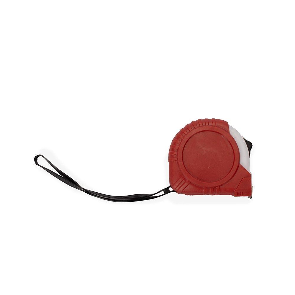 Trena emborrachada 3 metros UF1240 na cor Vermelho e inox, brinde personalizado Sky Brindes