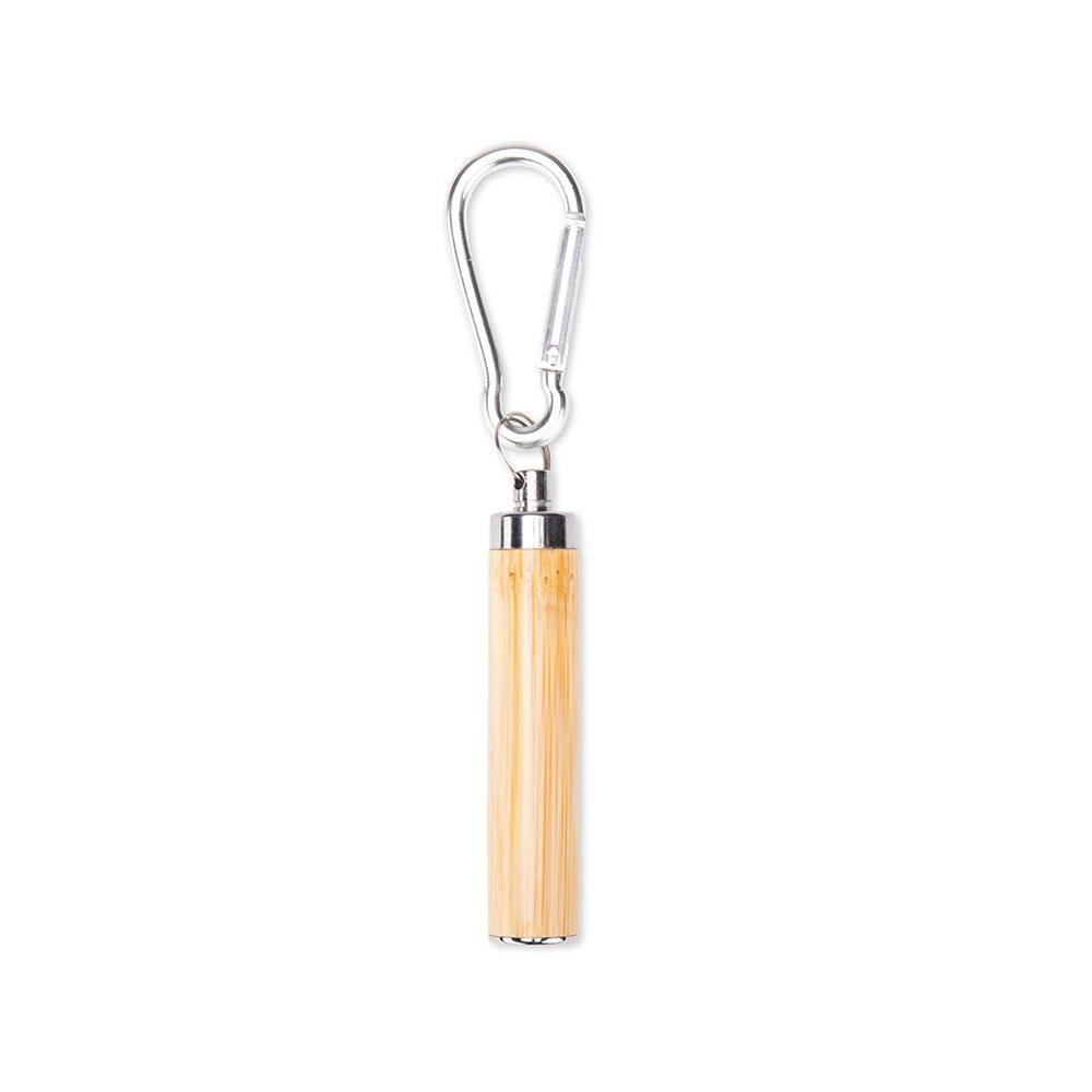 Lanterna bambu UF1259 na cor Bambu e bambu, brinde personalizado Sky Brindes