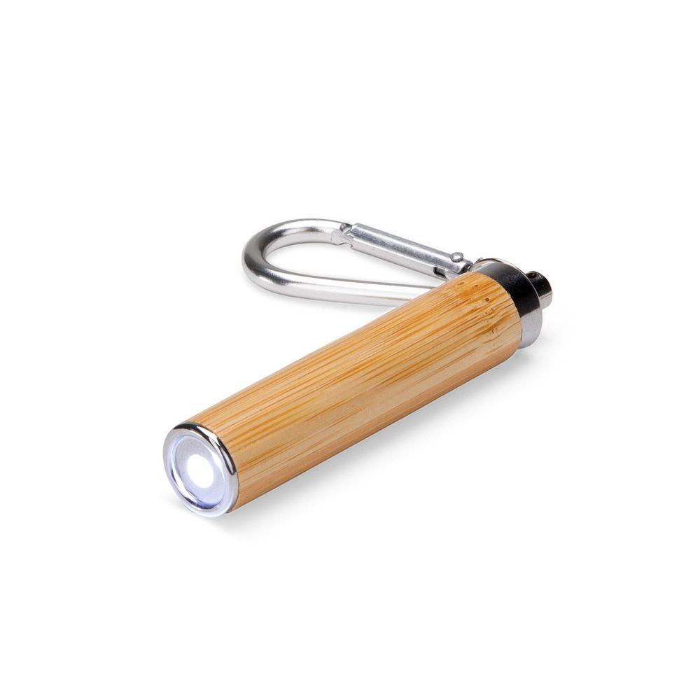 Lanterna bambu UF1259 na cor Bambu e bambu, brinde personalizado Sky Brindes