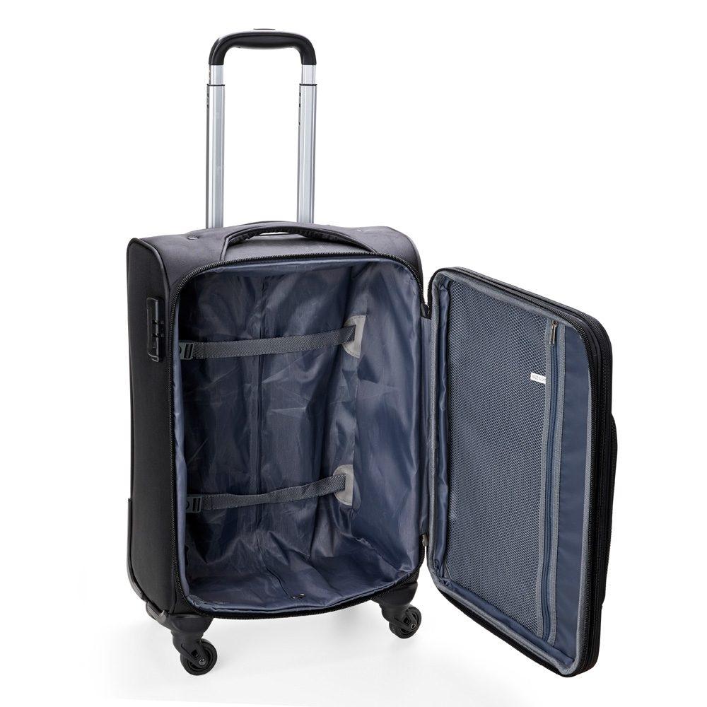 Mala de Viagem 48 Litros G VG1505 na cor Preto, brinde personalizado Sky Brindes