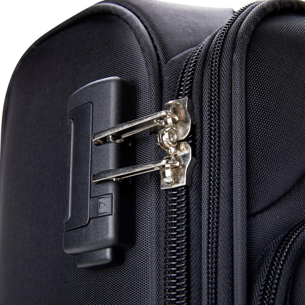 Mala de Viagem 48 Litros G VG1505 na cor Preto, brinde personalizado Sky Brindes